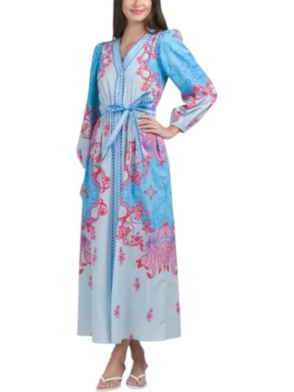NWOT Celina Moon Printed Cotton Belted Maxi Shirt Dress
XS
Boho
Cottagecore
$239